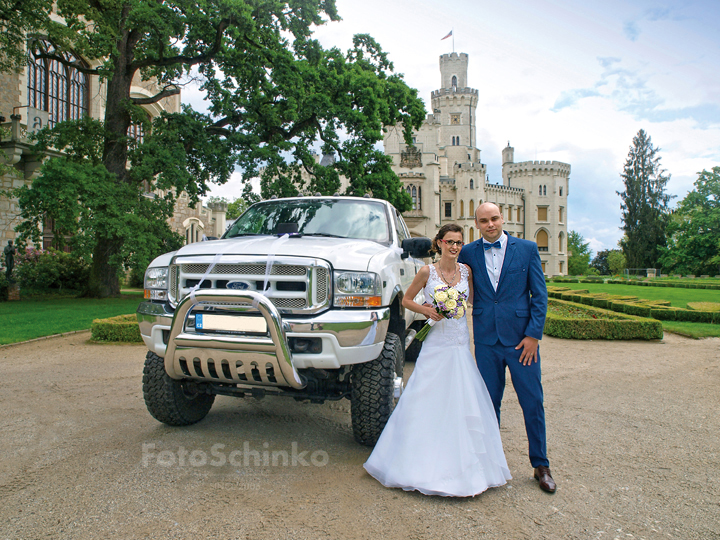 09 | Jitka & Stanislav| Svatební fotografie Zámek Hluboká