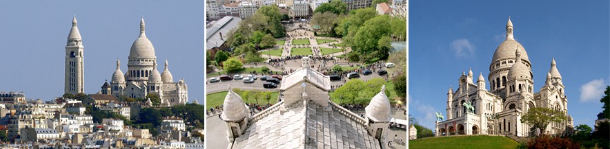 Sacré-Coeur | Paříž | Ve stínu Sacré-Coeur | FotoSchinko