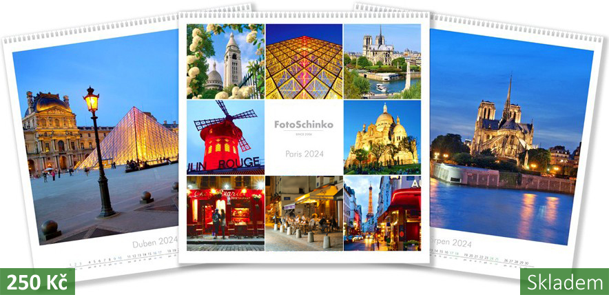 Kalendář FotoSchinko Paříž 2024