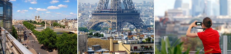 Výhledy na střechy Paříže | Paříž | FotoSchinko