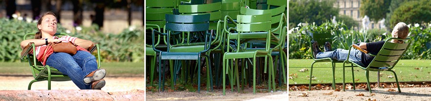 Zelené židle | Paříž | FotoSchinko