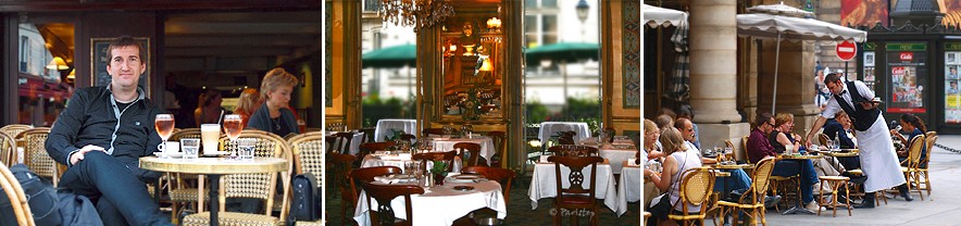 Kavárna vs. restaurace | Paříž | FotoSchinko